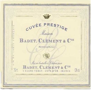 伯代茨雄白葡萄酒 BADET CLEMENT BLANC