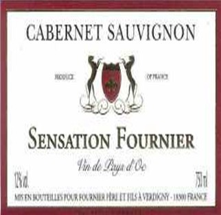 激情弗尼赫赤霞珠红葡萄酒 SENSATION FOURNIER ROUGE
