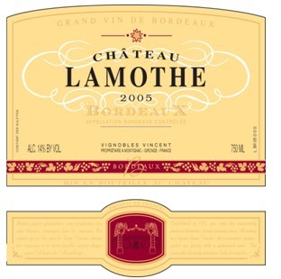 拉莫思城堡红葡萄酒 CHATEAU LAMOTHE
