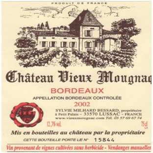 摩格纳克古堡红葡萄酒 Châteaux Vieux Mougnac 