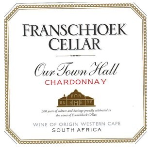 凡乔庄园市政厅雪当妮白葡萄酒Franschhoek Cellar Our Town Hall Chardonnay 