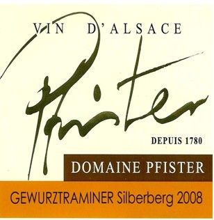 菲斯特庄园琼瑶浆白葡萄酒 DOMAINE PFISTER GEWURZTRAMINER