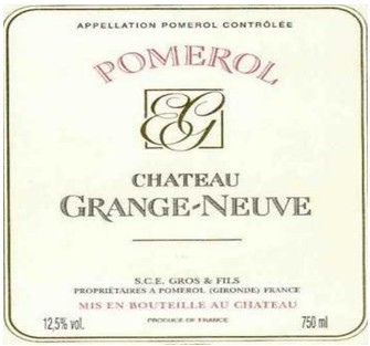 新农庄城堡红葡萄酒CHATEAU GRANGE-NEUVE 